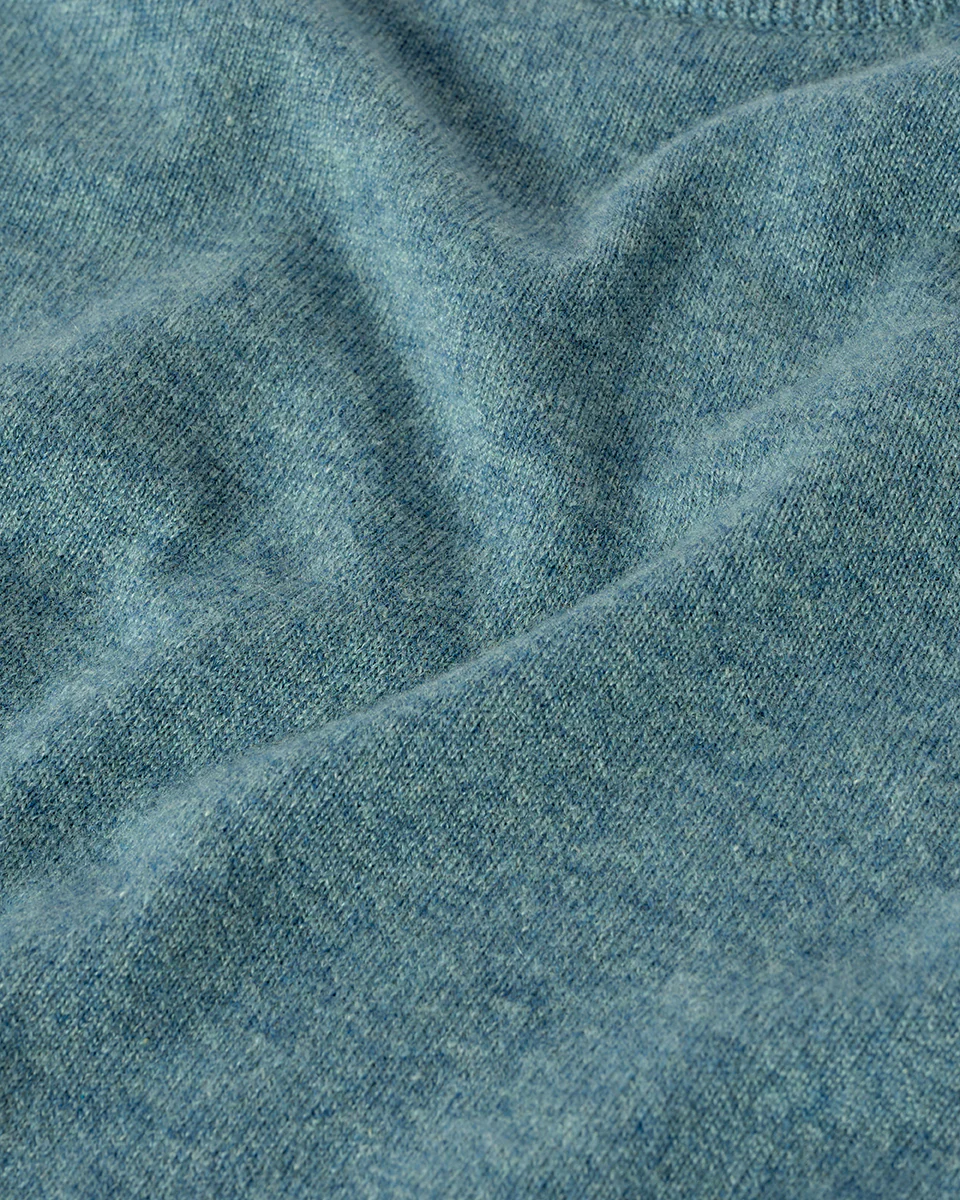 Green Cashmere Crew Jumper - Image 6