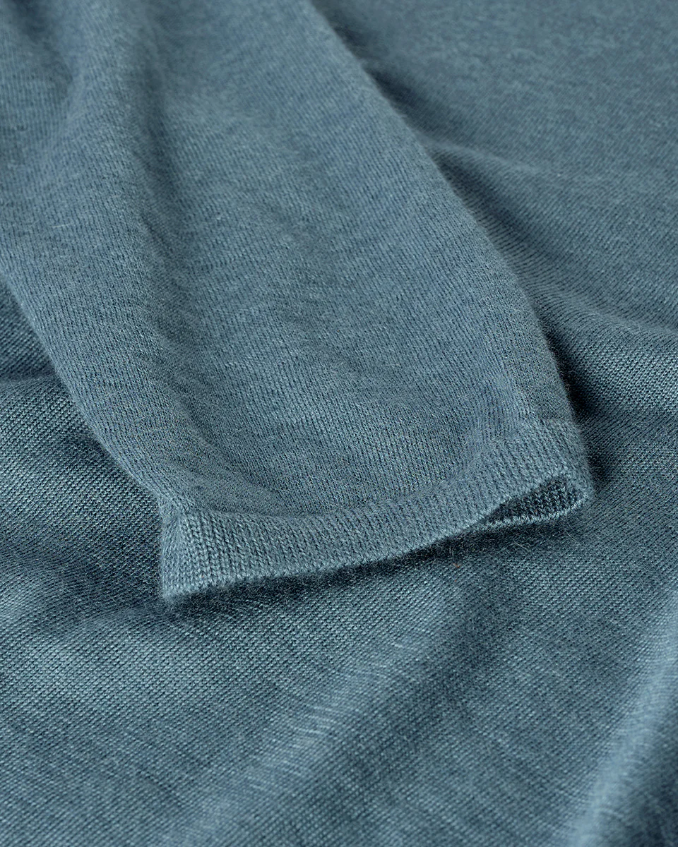 Superfine Cashmere Green Jumper - Image 6