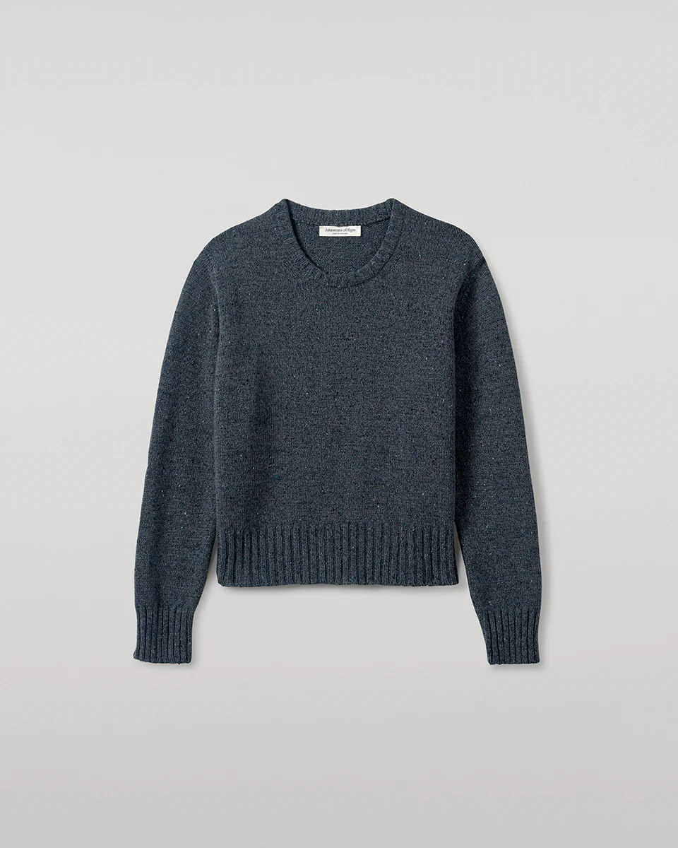 Donegal Cashmere Blue Jumper - Image 2