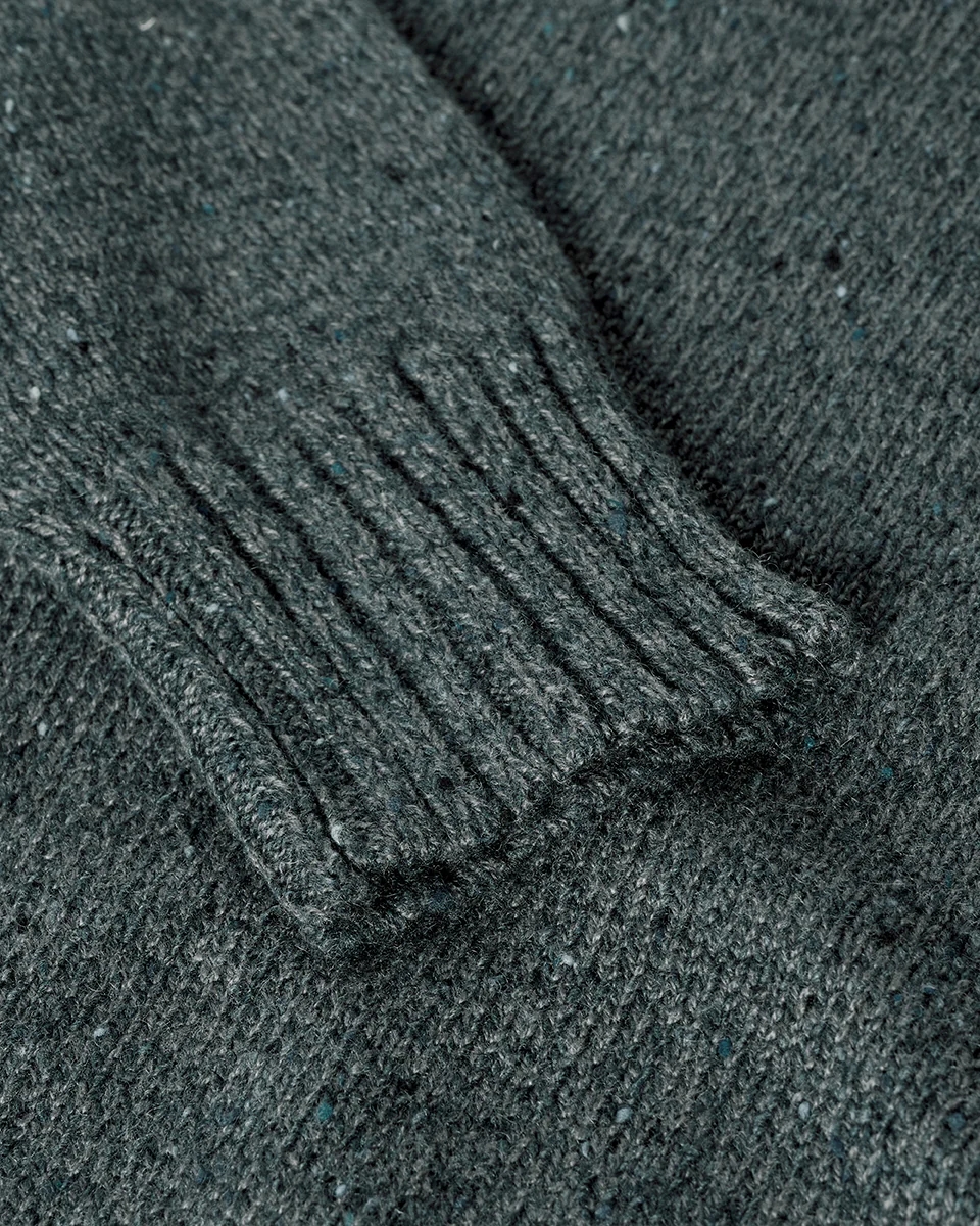 Donegal Cashmere Blue Jumper - Image 6