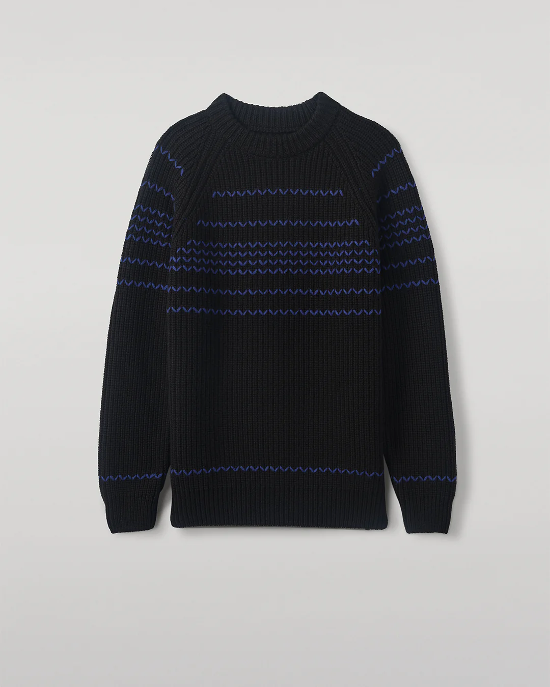 Summit Black & Blue Cashmere Jumper - Image 2