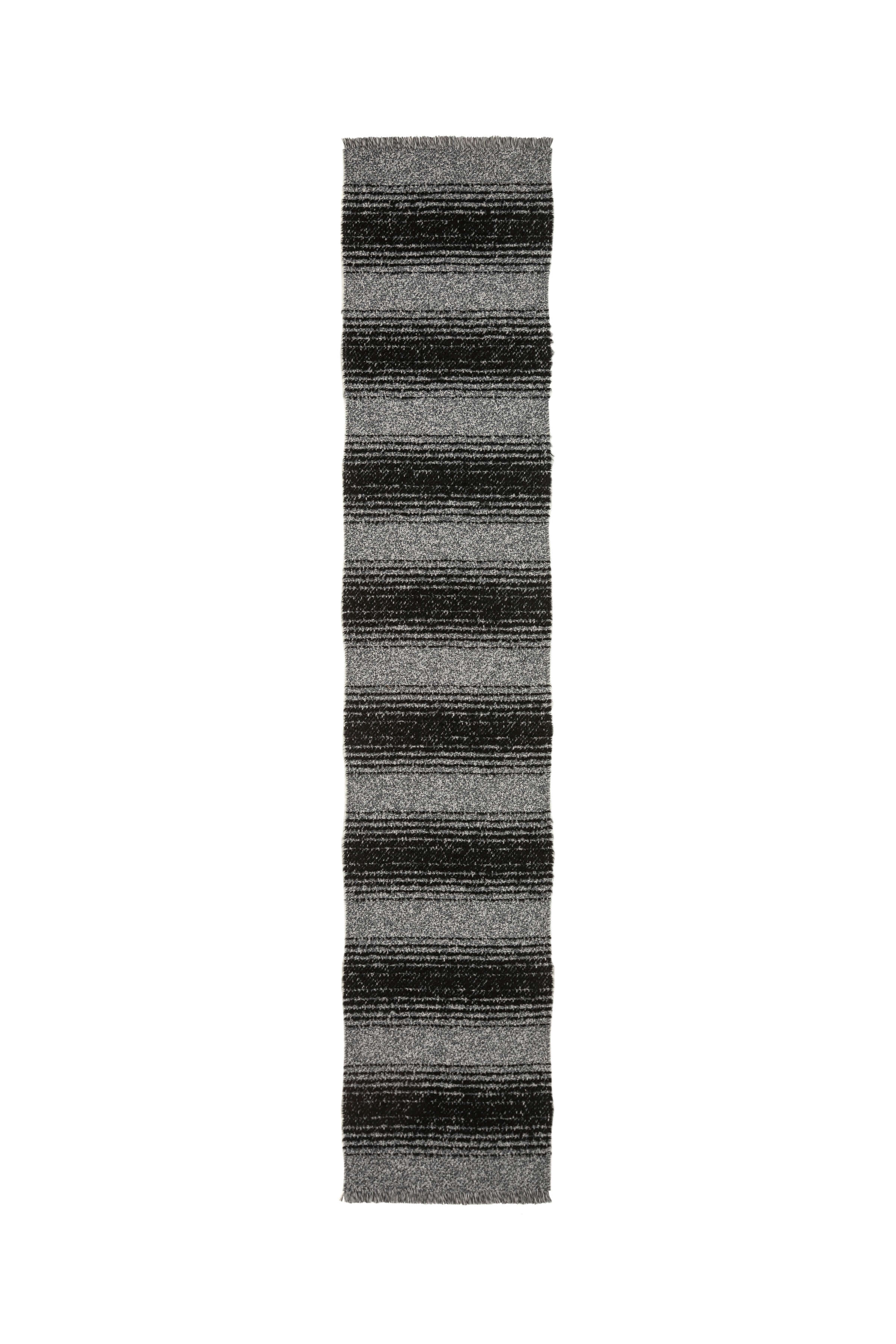 Textural Ombré Charcoal Scarf - Image 3