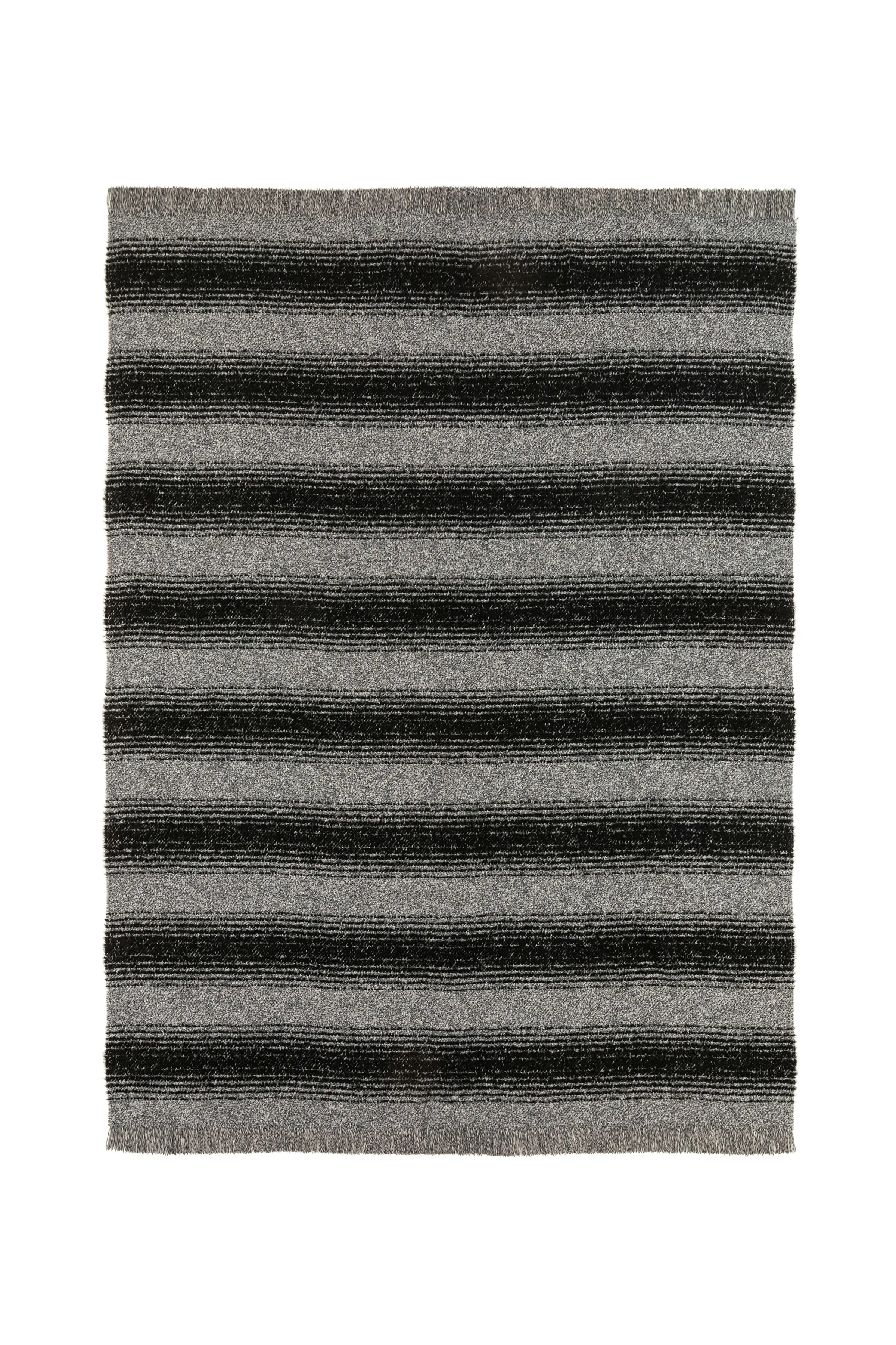 Textural Ombré Dark Grey Throw - Image 5