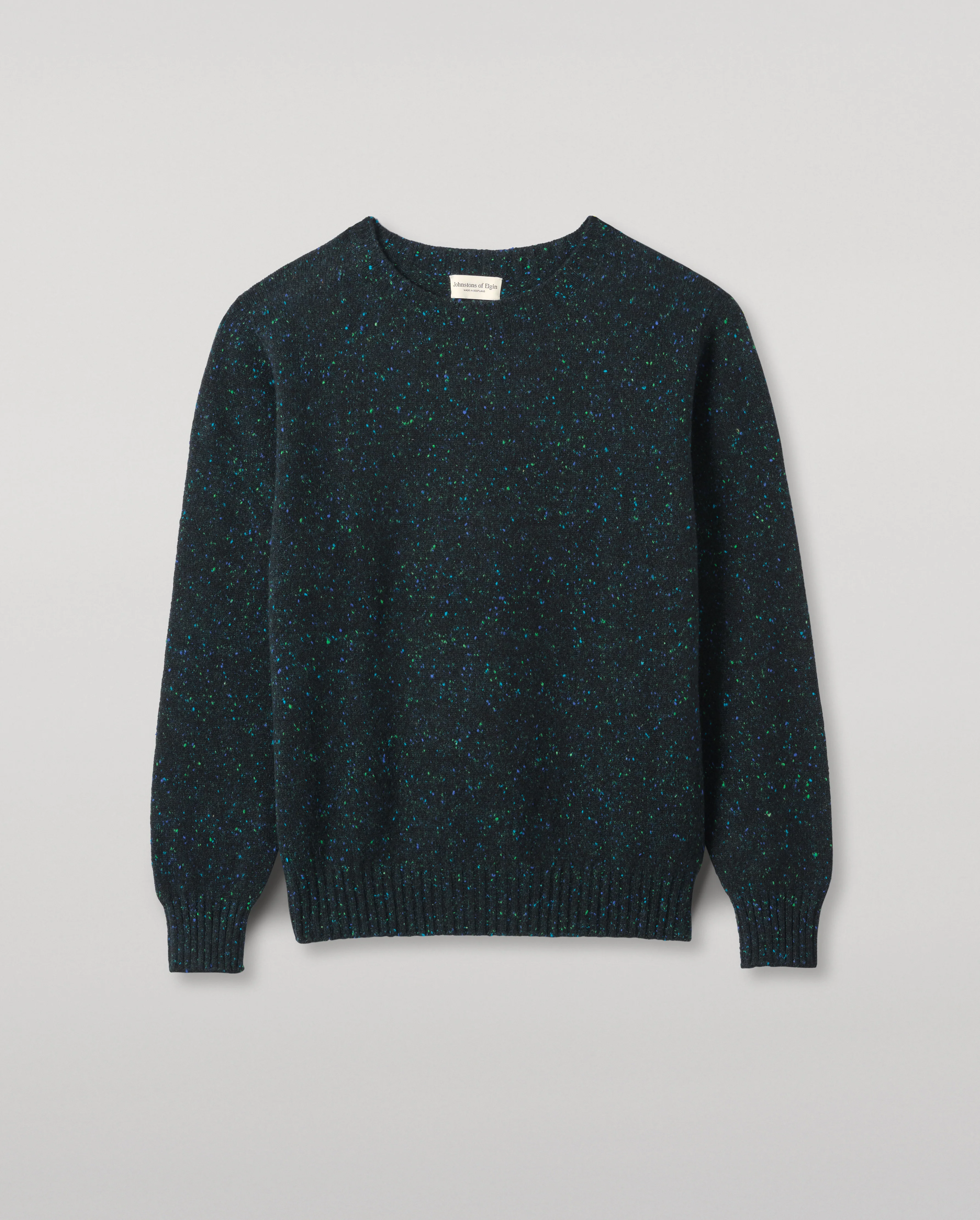 Tiree Green Donegal Cashmere Jumper - Image 2