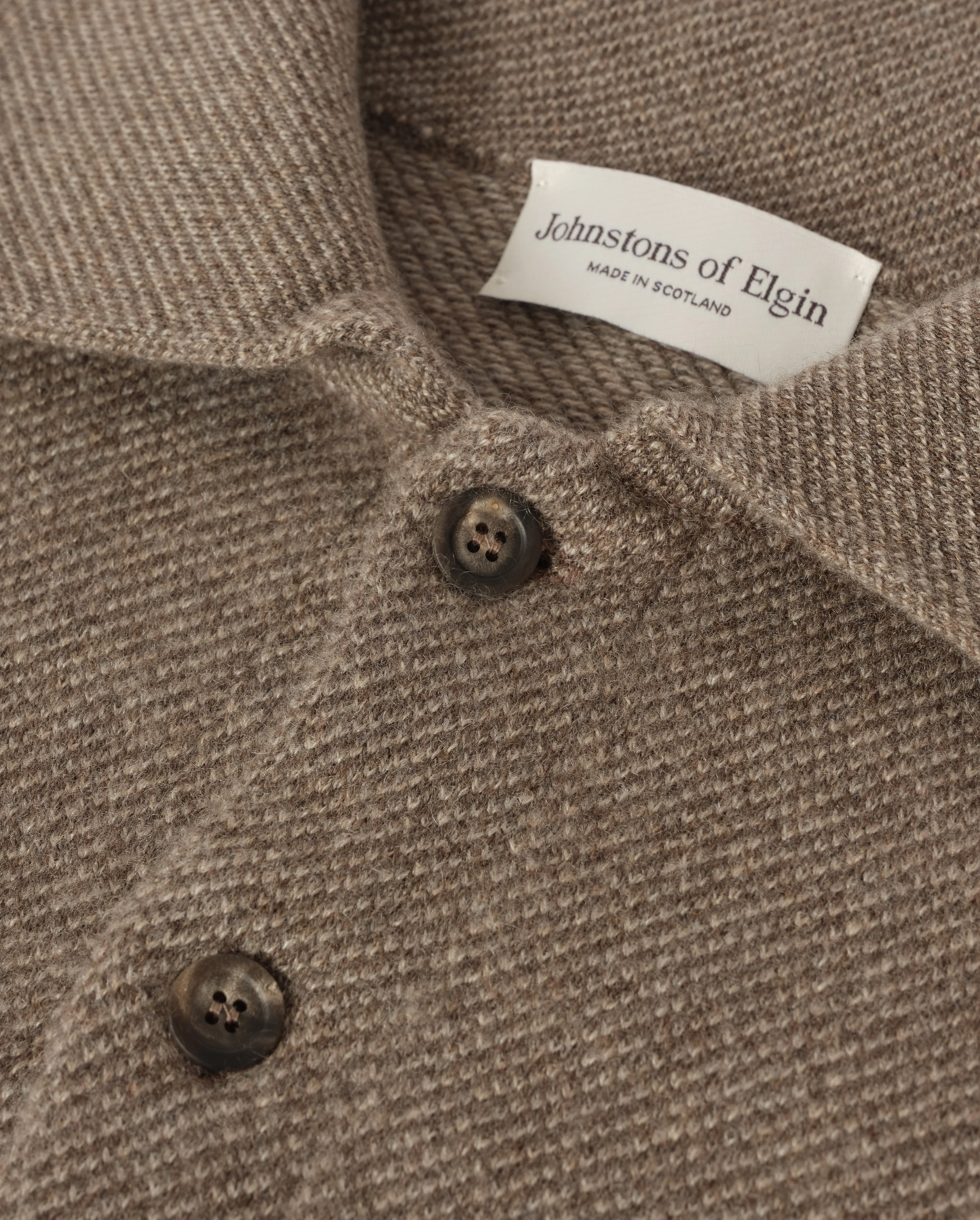 Tweel Brown Cashmere Shirt - Image 7