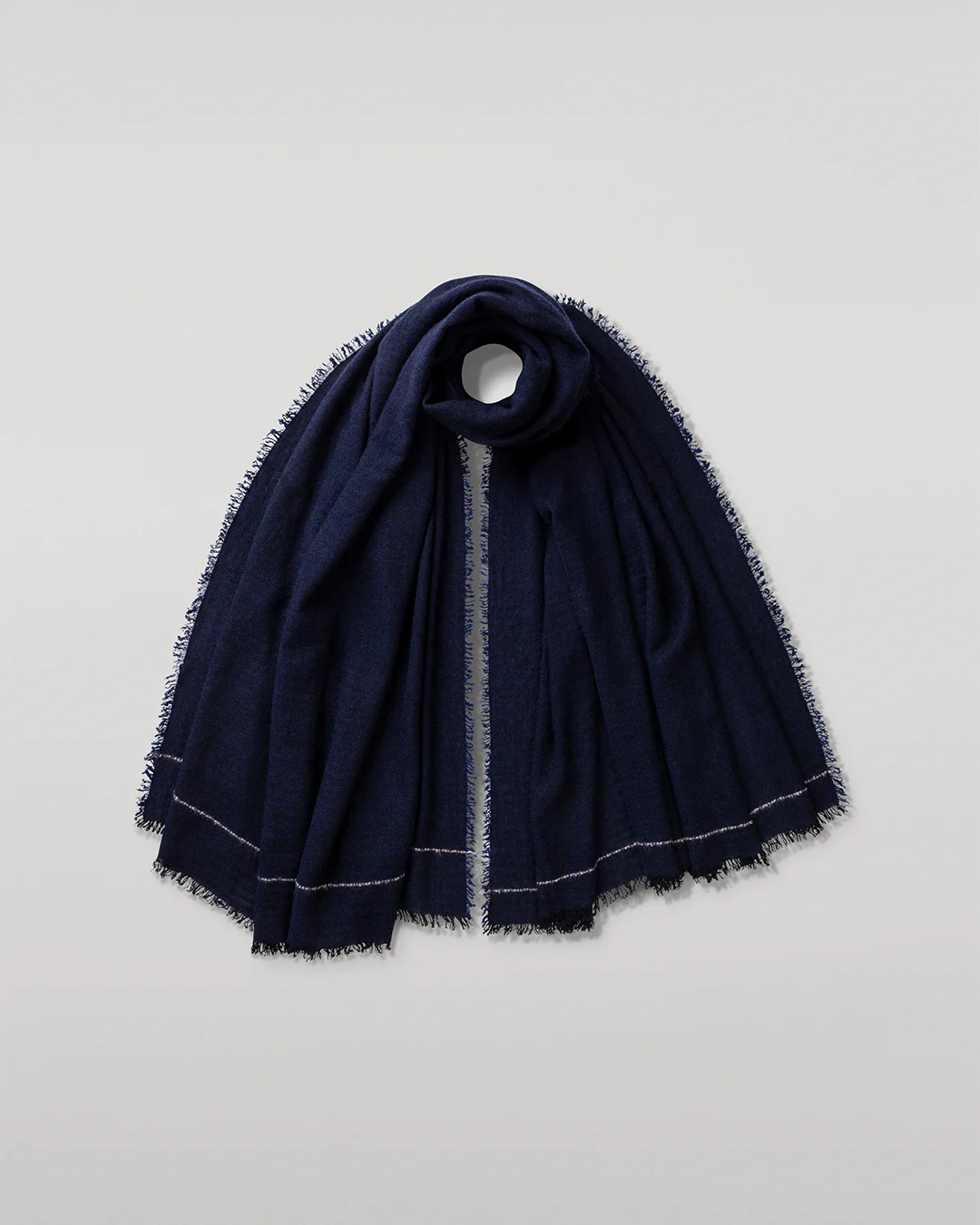 Usan Navy Cashmere Scarf