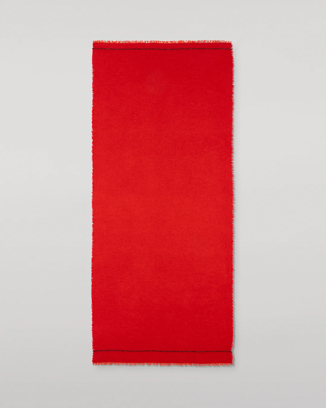 Usan Red Cashmere Scarf - Image 5