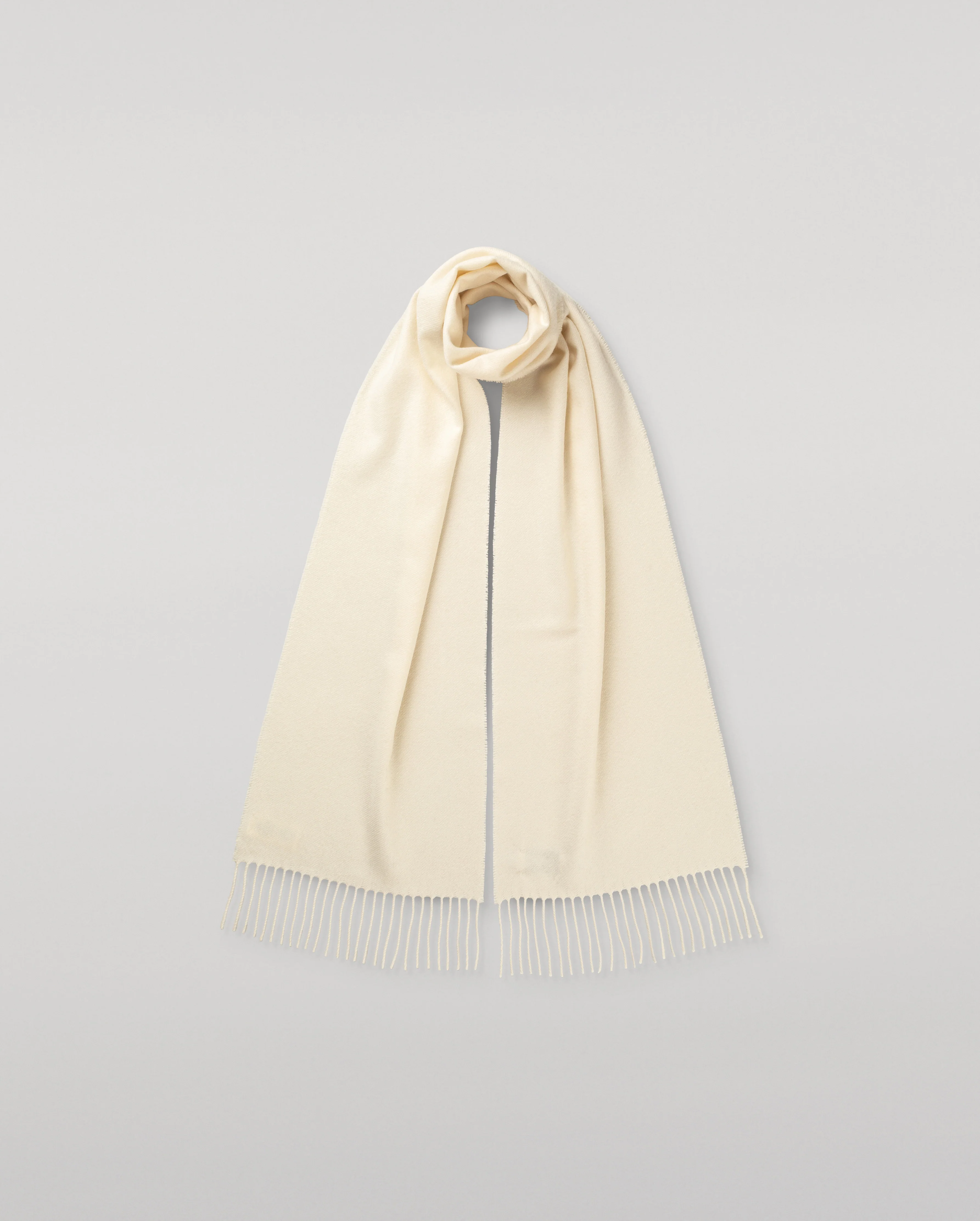 White Cashmere Scarf