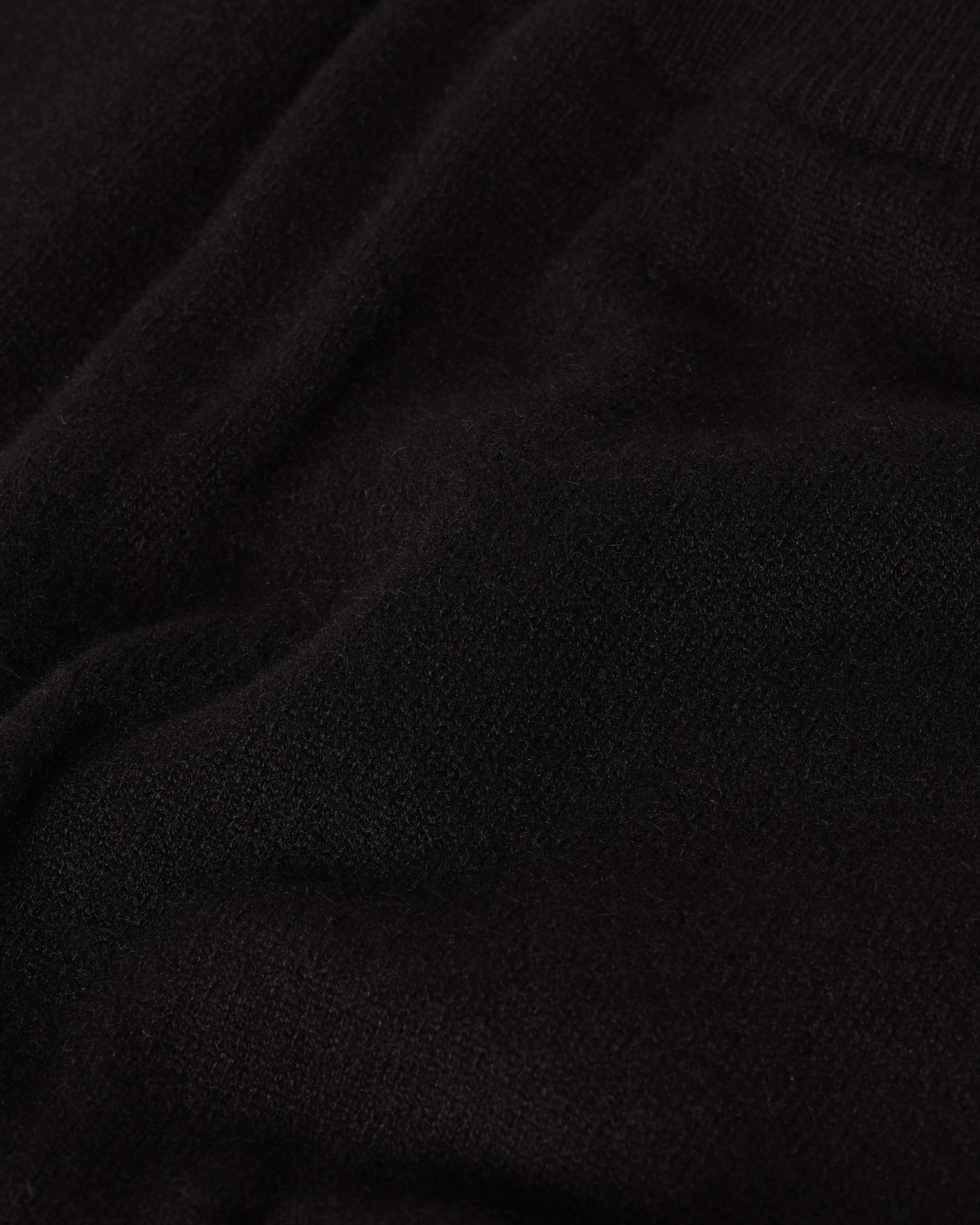Wide Leg Black Cashmere Trousers - Image 6