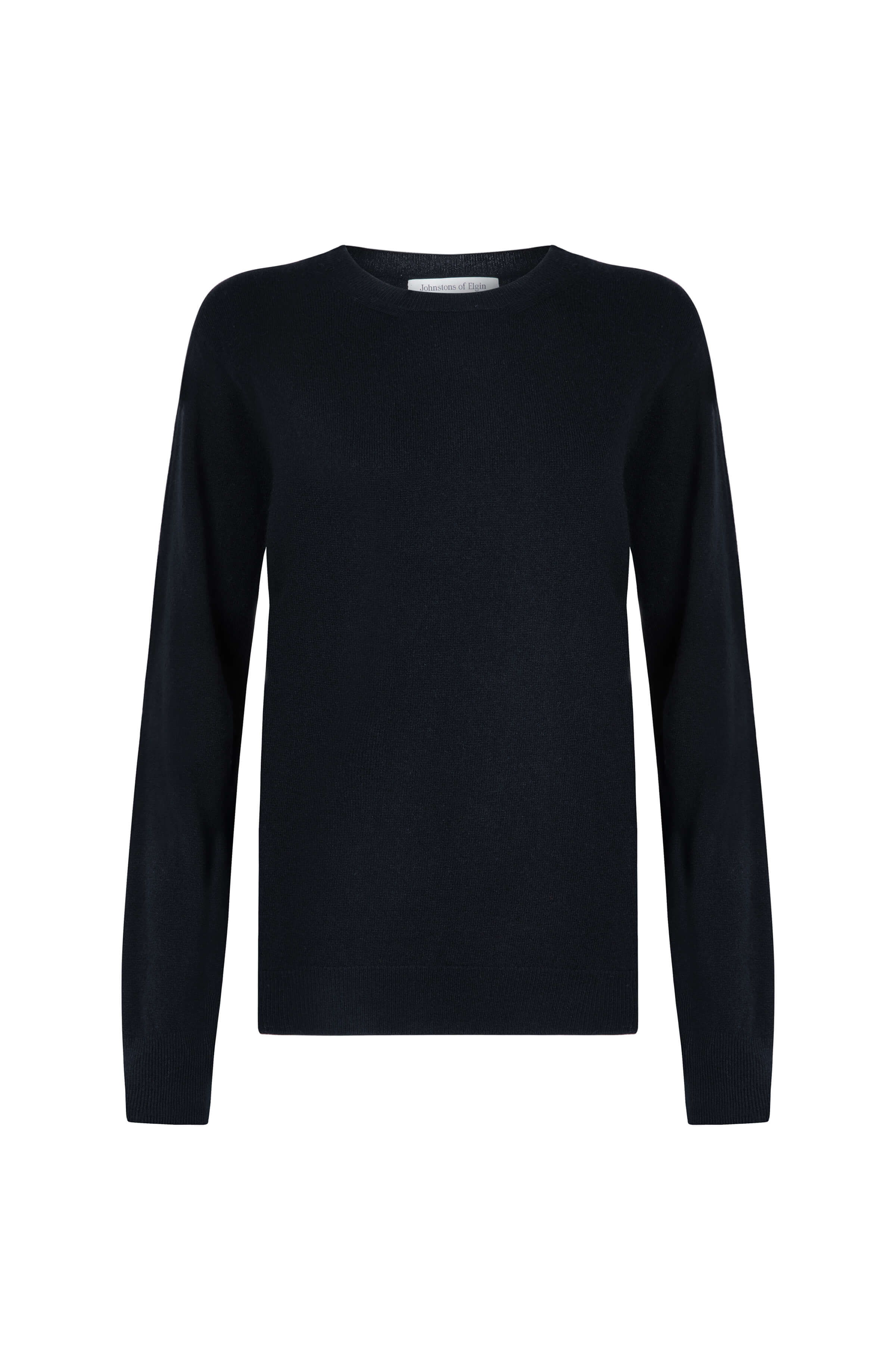 Black Crew Neck Cashmere Jumper