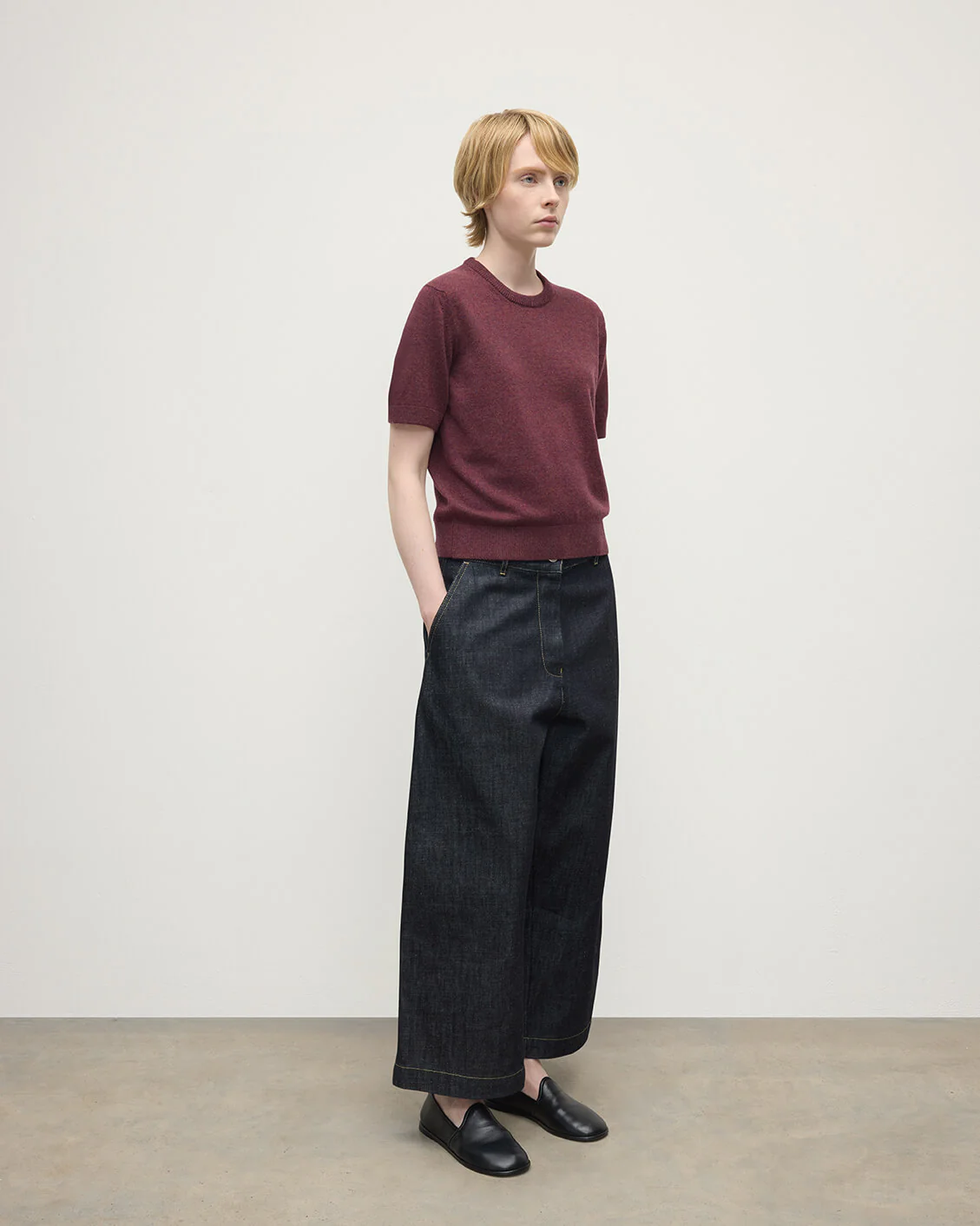 Classic Cashmere Purple T-shirt - Image 3