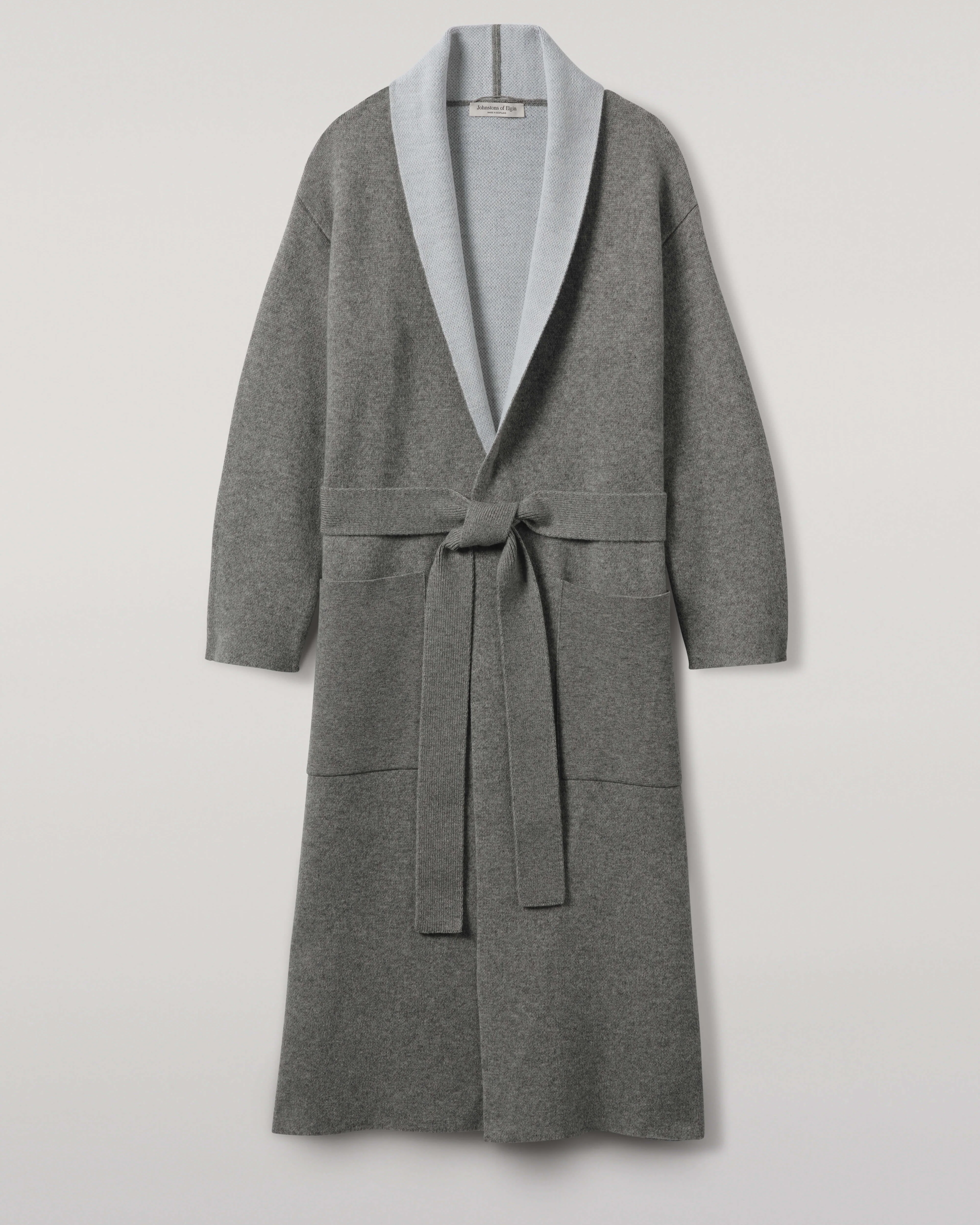 Double-Face Light Grey Cardigan - Image 2