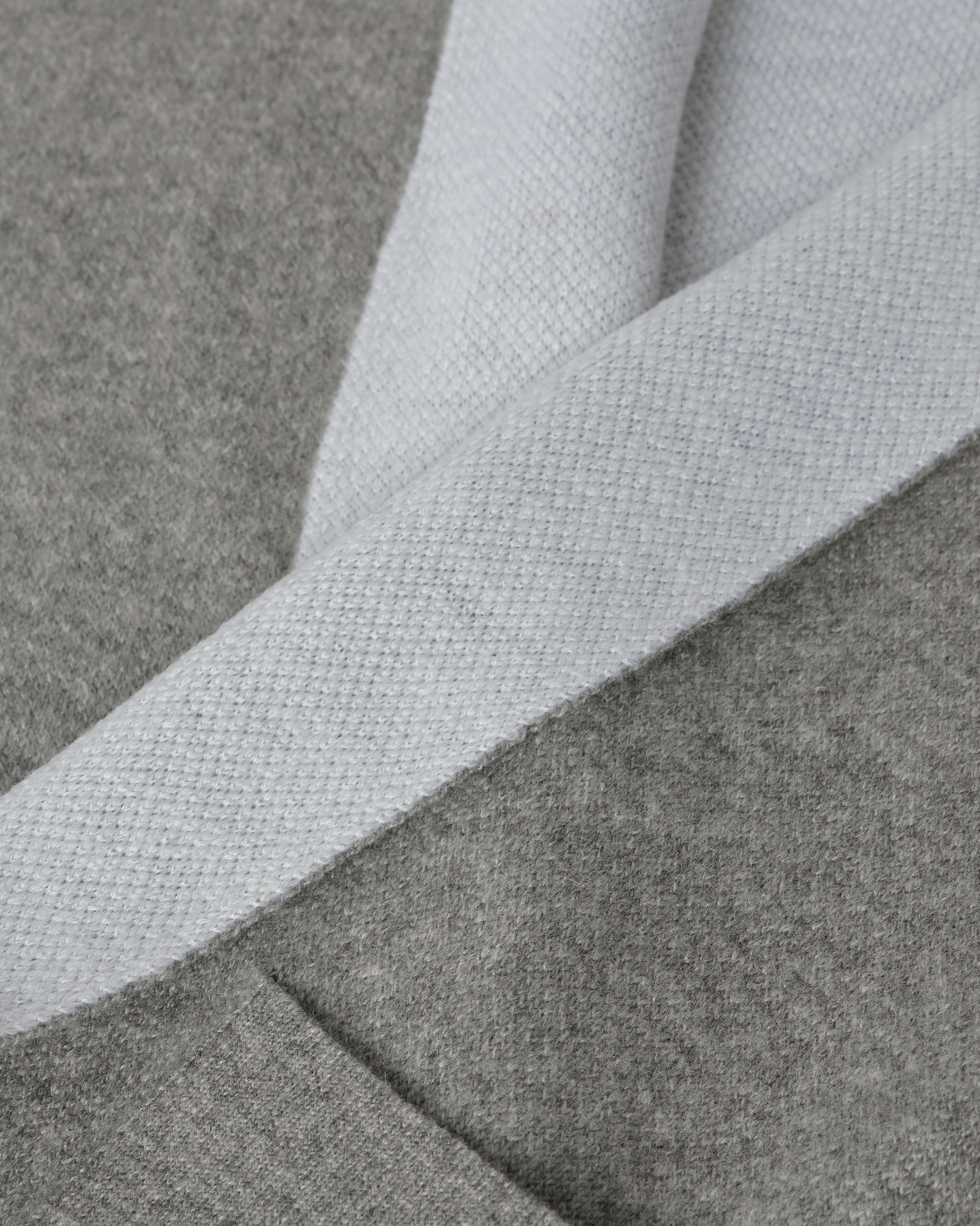 Double-Face Light Grey Cardigan - Image 6