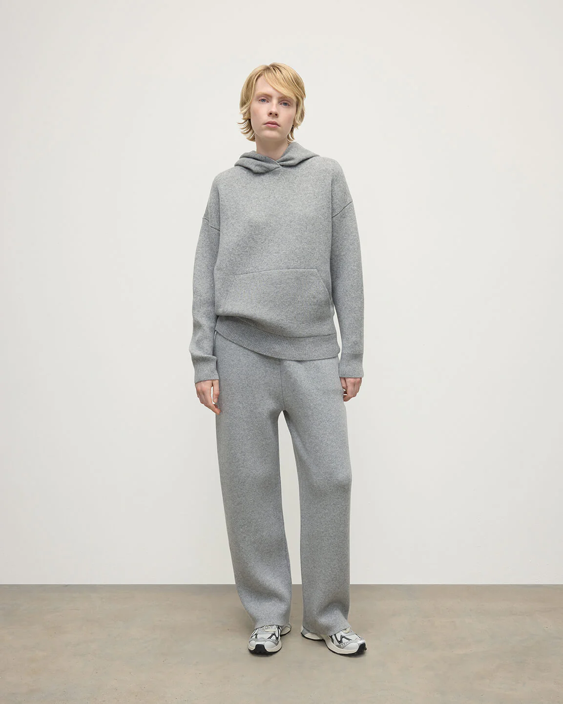 Double-Face Light Grey Hoodie