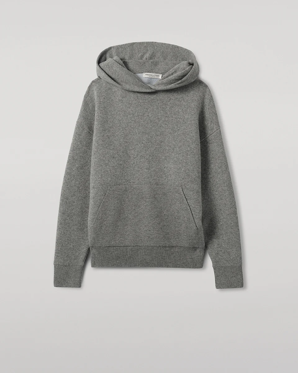 Double-Face Light Grey Hoodie - Image 2
