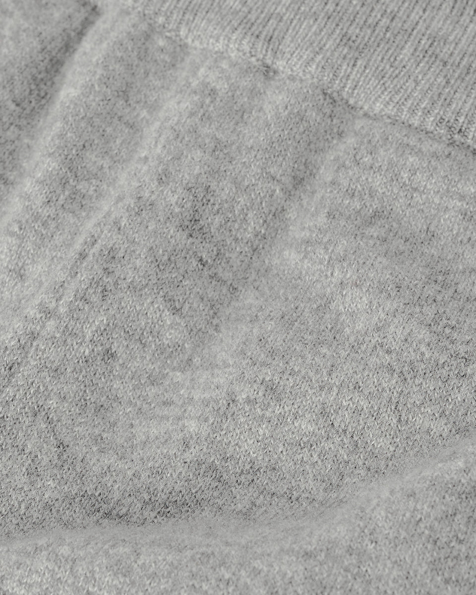 Wide Leg Light Grey Cashmere Trousers - Image 6