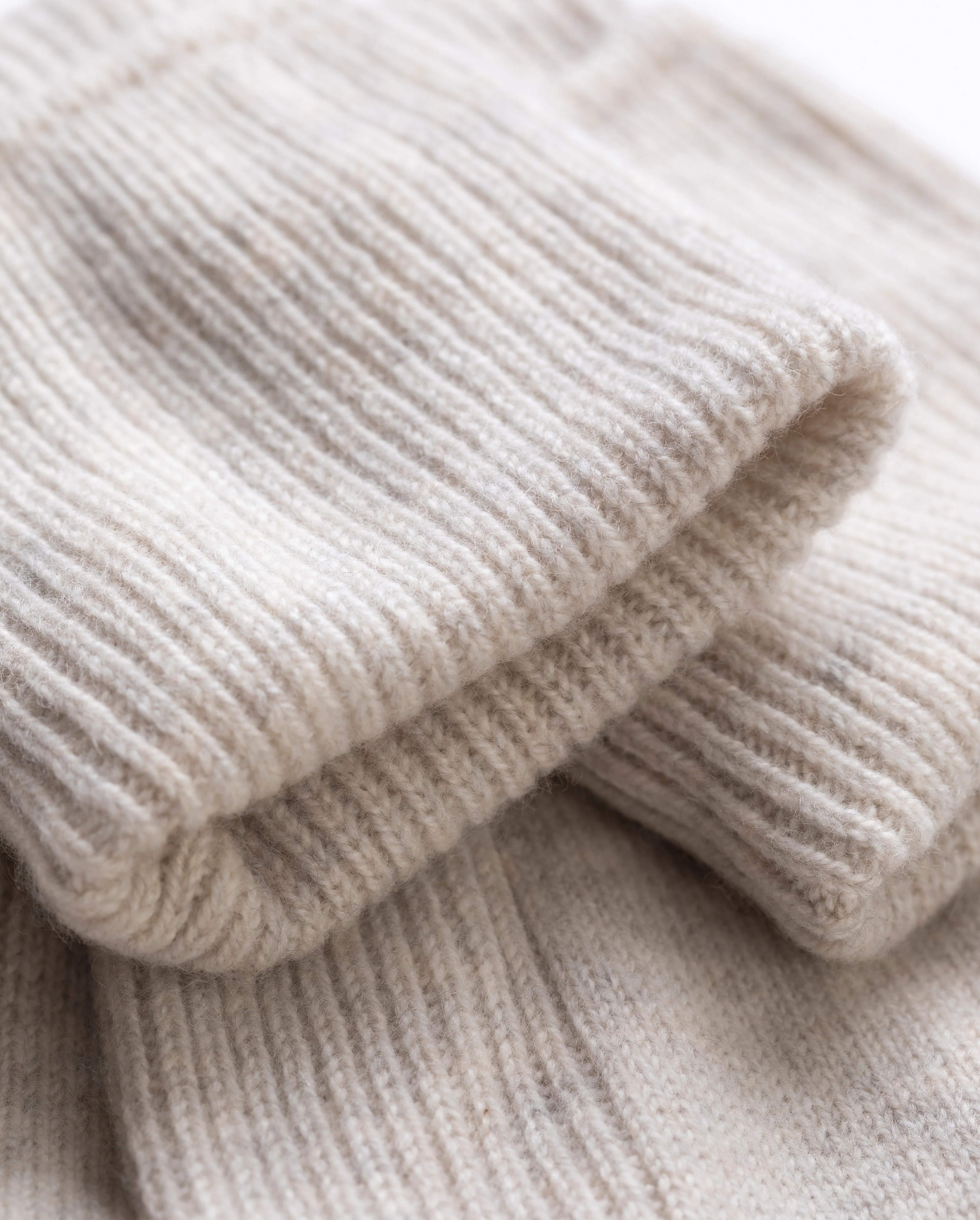 Women's Natural Cashmere Lounge Socks - Image 2