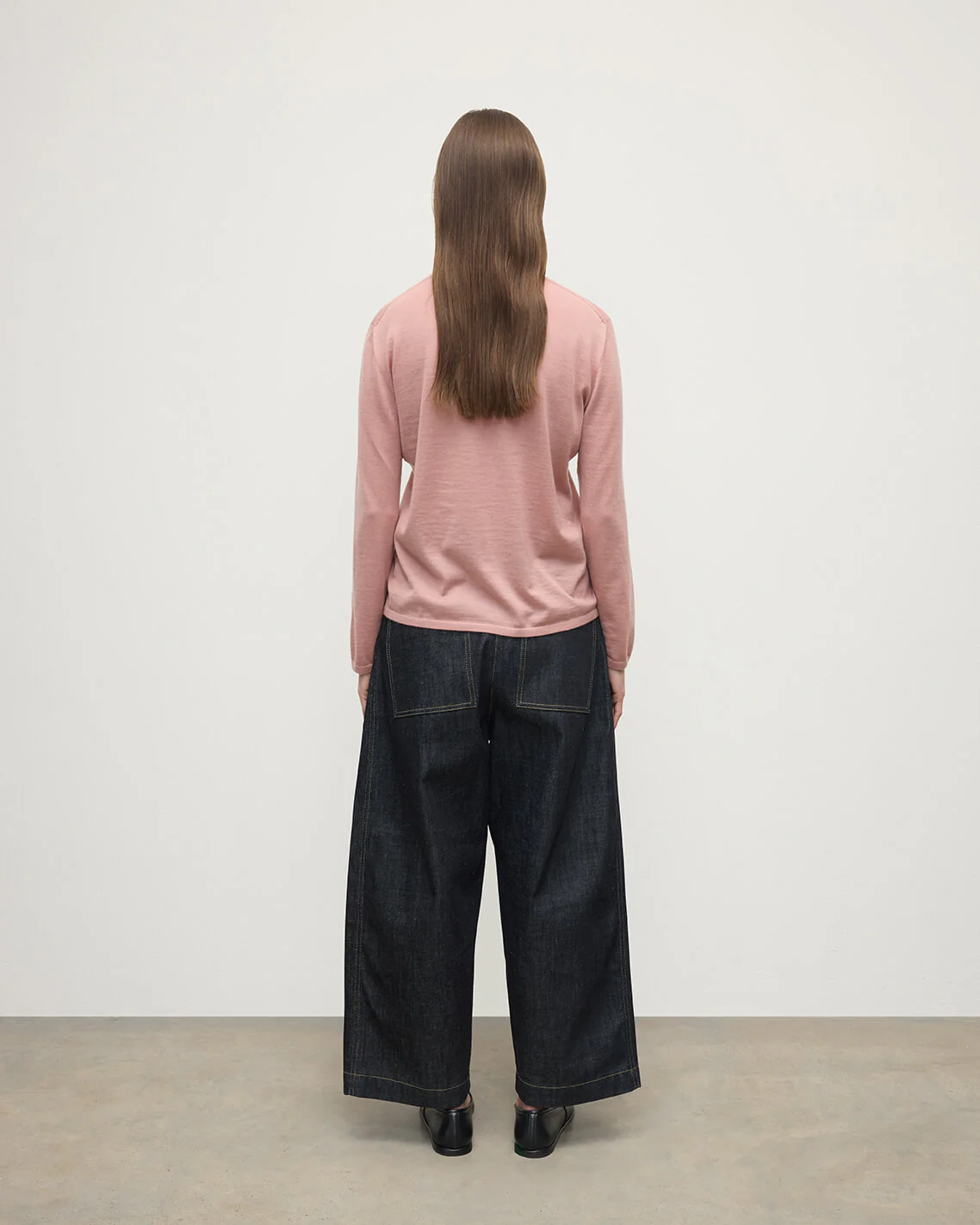 Superfine Cashmere Pink Jumper - Image 4