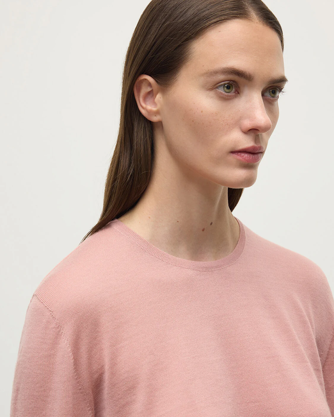 Superfine Cashmere Pink Jumper - Image 5