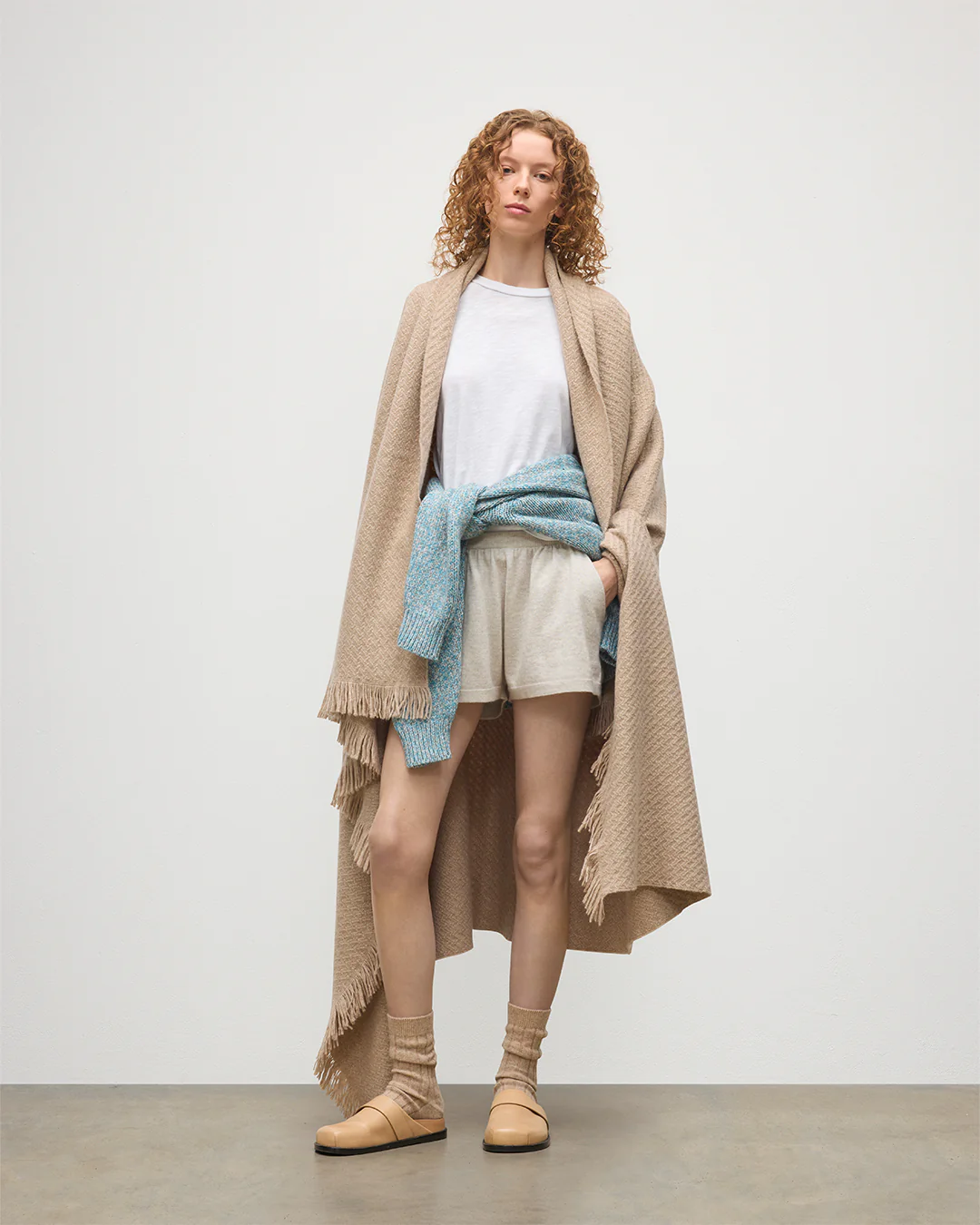 Yarrow Natural Cashmere Throw - Image 4
